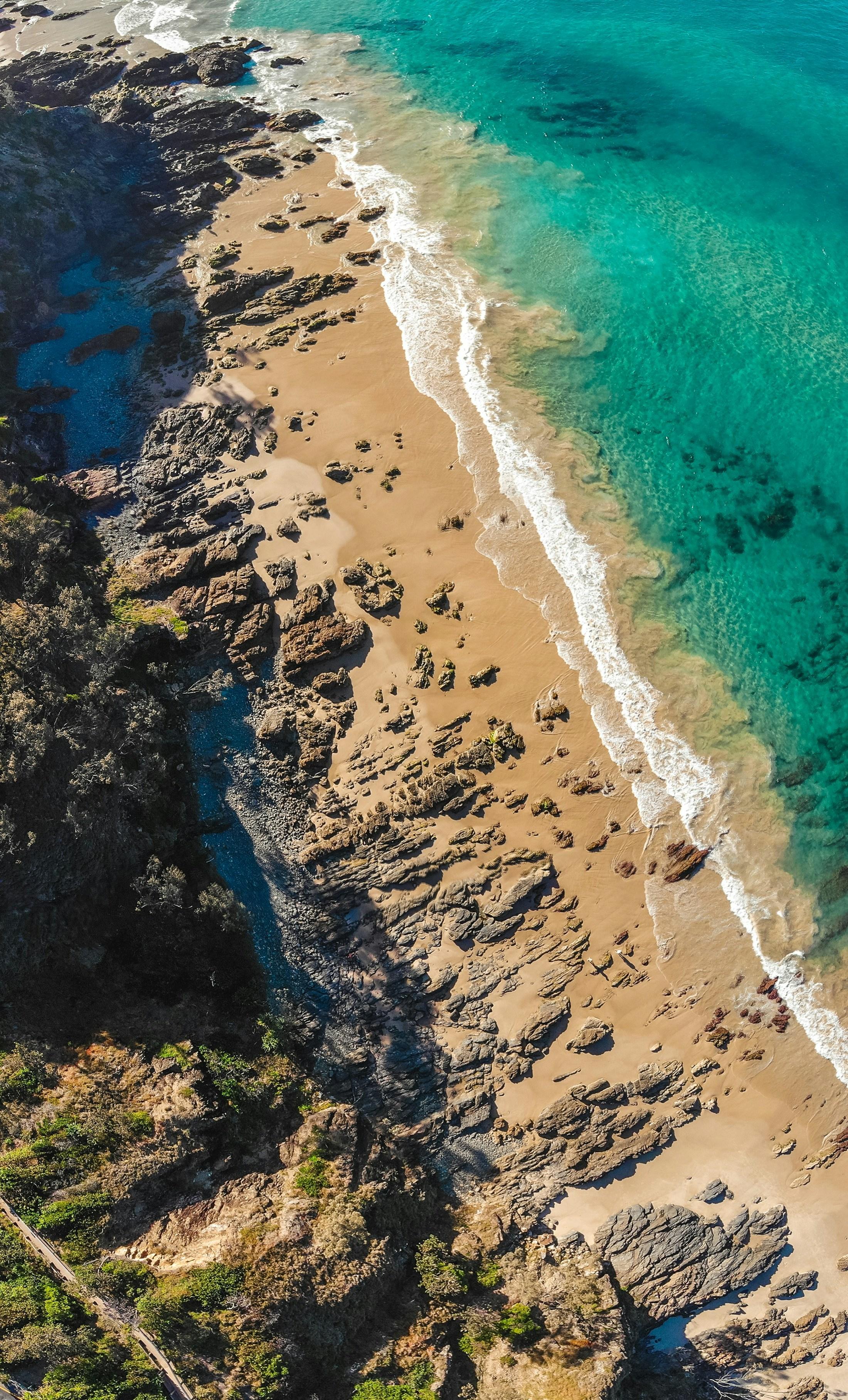 Premium golf coastline at golden hour